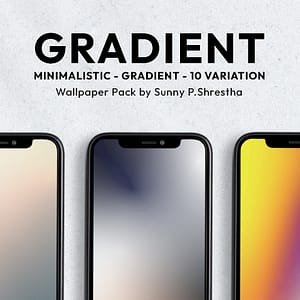 Colorful Gradient Wallpaper Pack - 10 Gradient Variation
